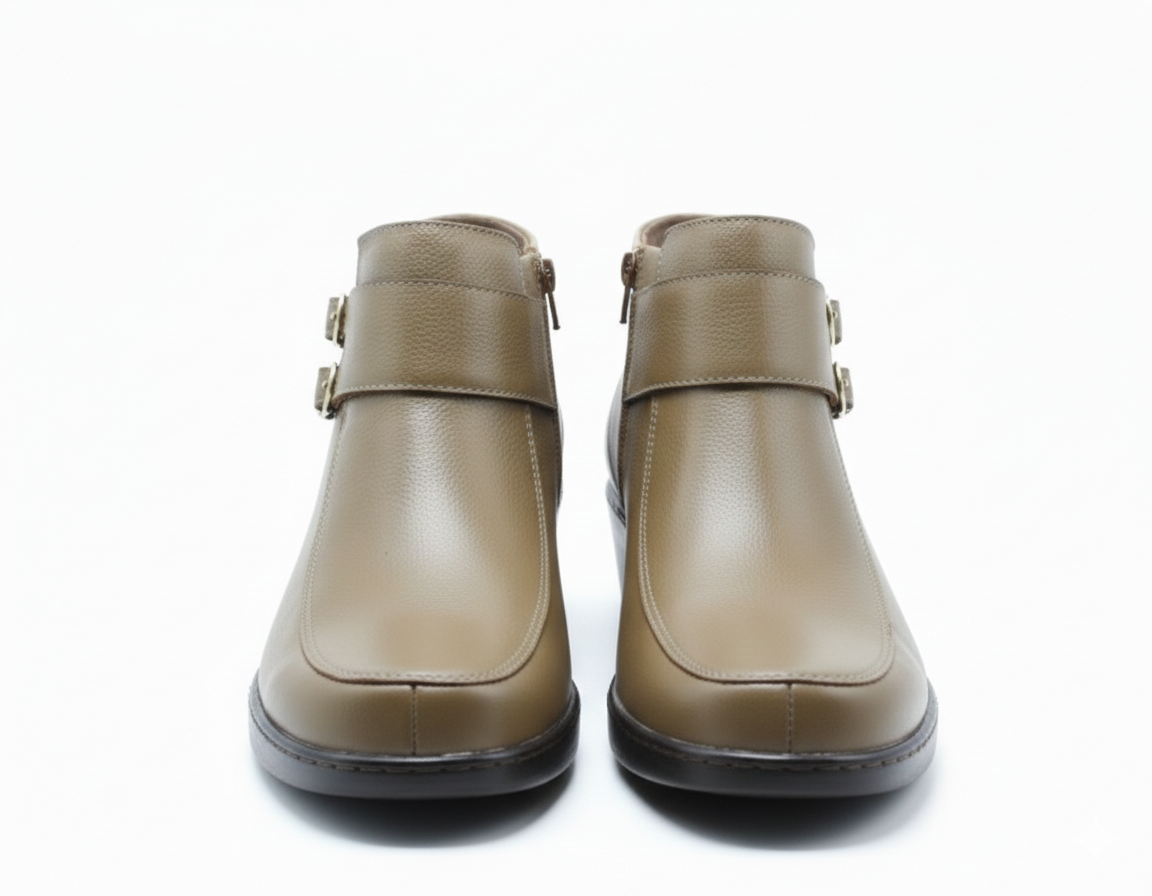 😍 BOTA EN CUERO PARA DAMA Ref.6106