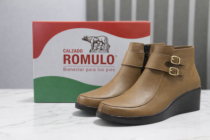 😍 BOTA EN CUERO PARA DAMA Ref.6106
