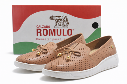 BALETA EN CUERO PARA DAMA ref.3876 Faisan y Grey