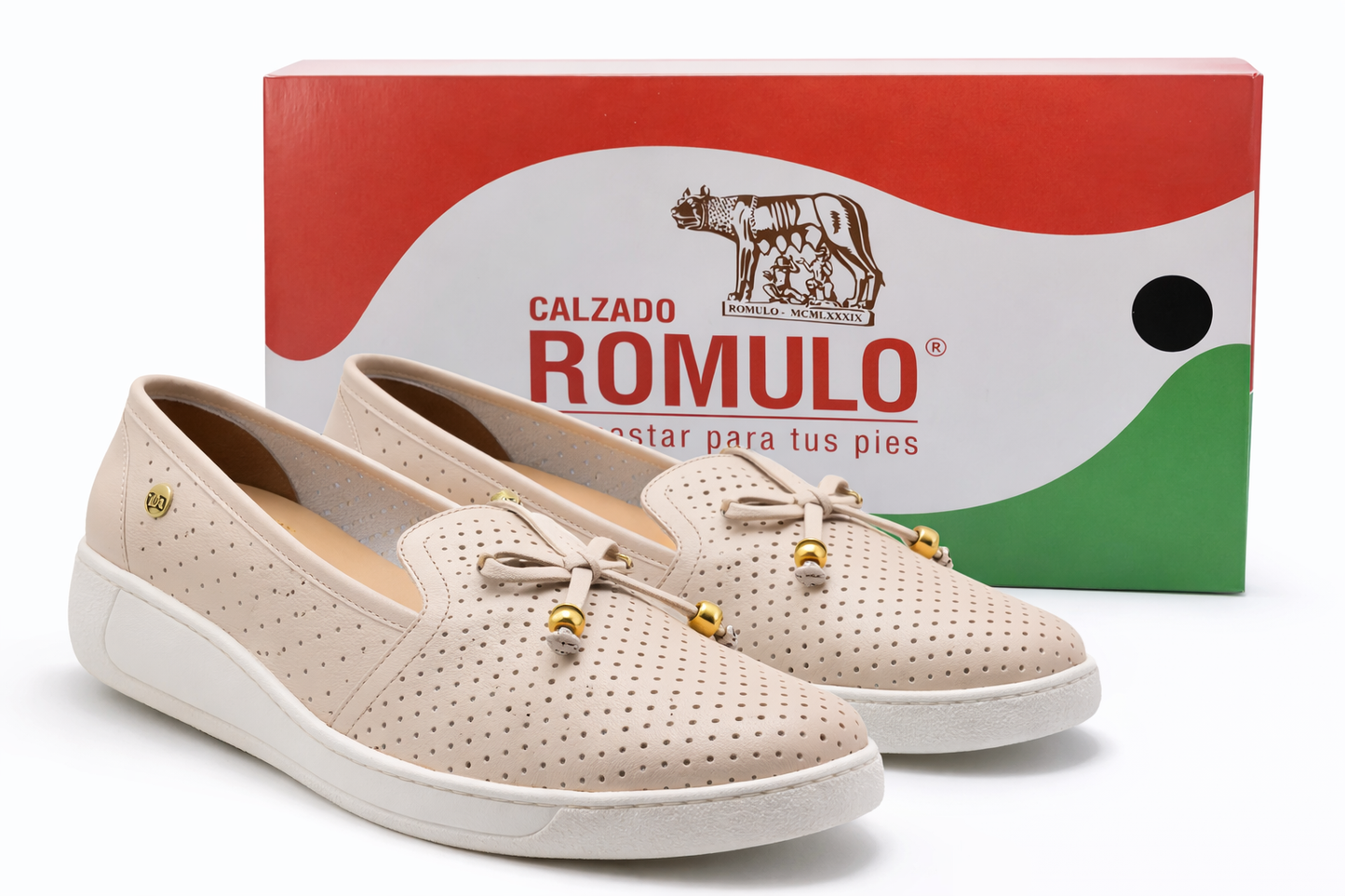 BALETA EN CUERO PARA DAMA ref.3876 Faisan y Grey